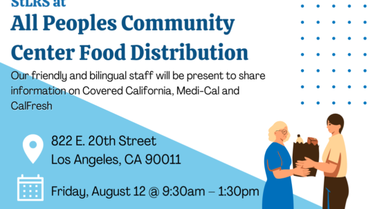 All People's Community Center Food Distribution
